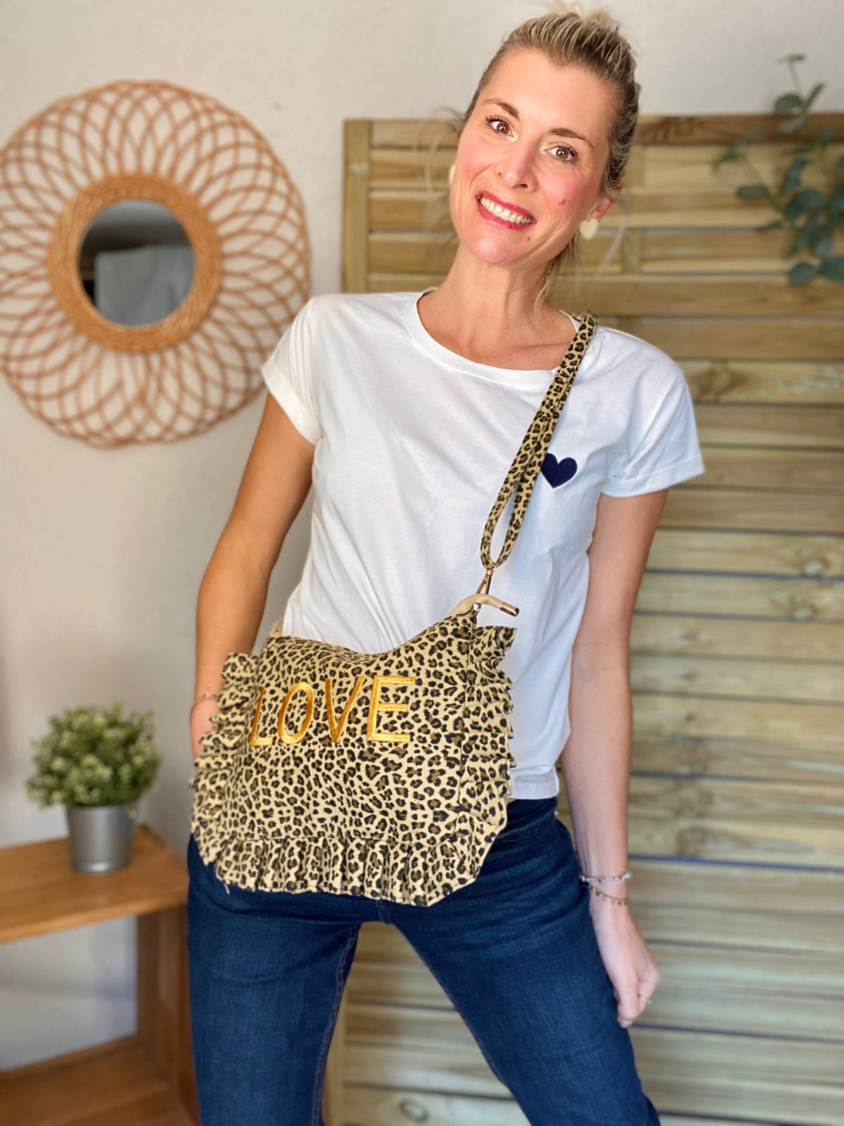 Sac-pochette LOVE (2 coloris)