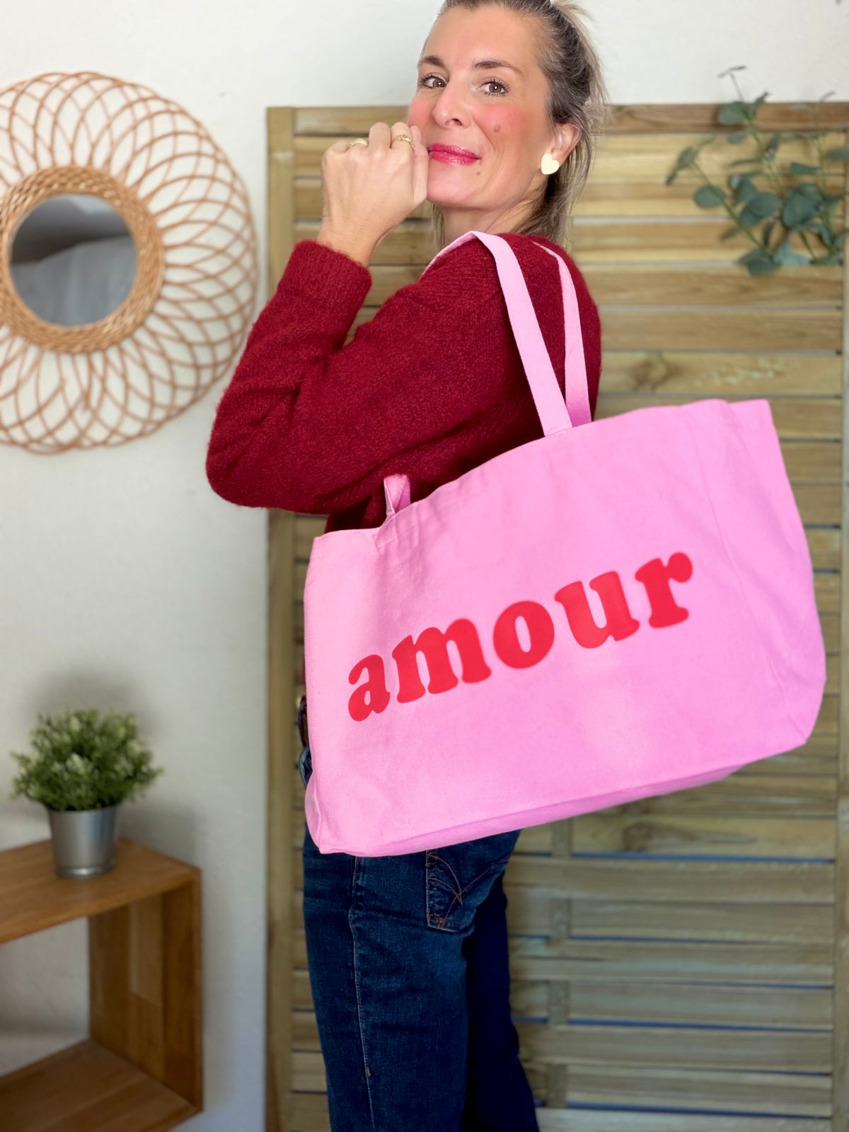 Grand cabas Tote bag Amour BELLY