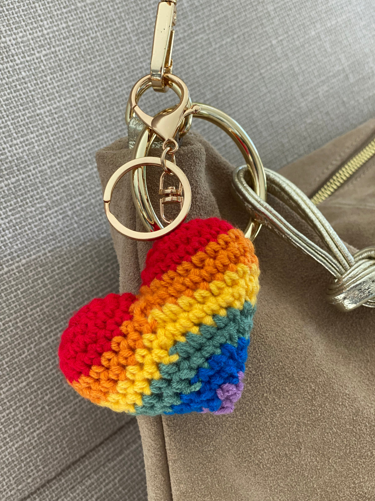 Porte-clefs Grigri en crochet ANATOLE