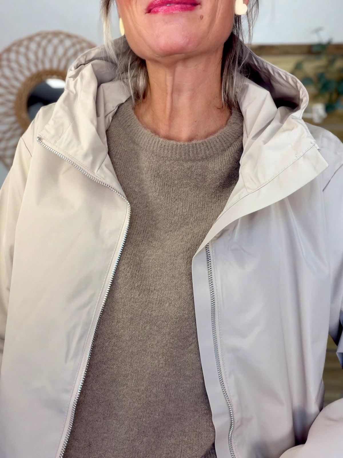LAURA JO - Imperméable ÉLÉA court - Beige
