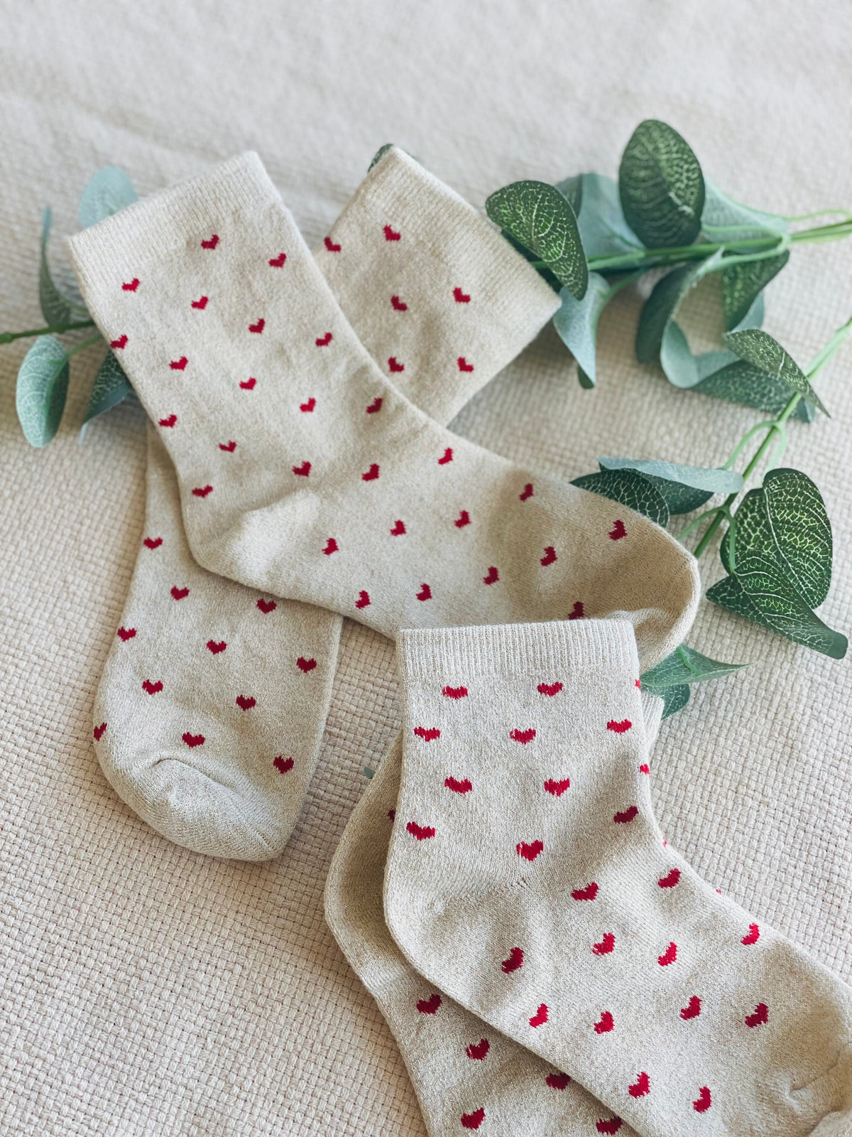 Chaussettes scintillantes glitter ZAHO - Petits coeurs ❤️🤎