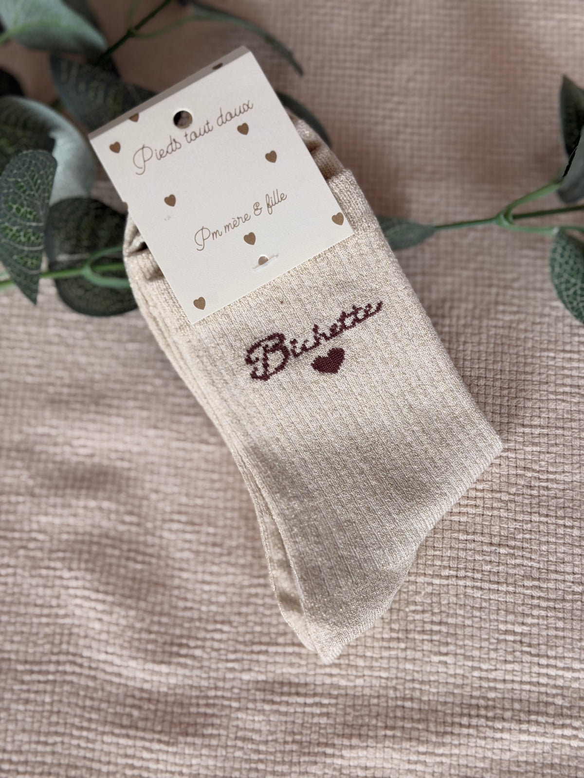 Chaussettes scintillantes glitter ZIA - Bichette • FIN DE SÉRIE