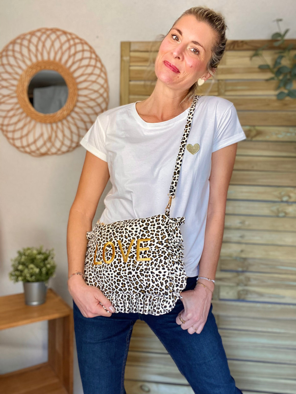 Sac-pochette LOVE (2 coloris)