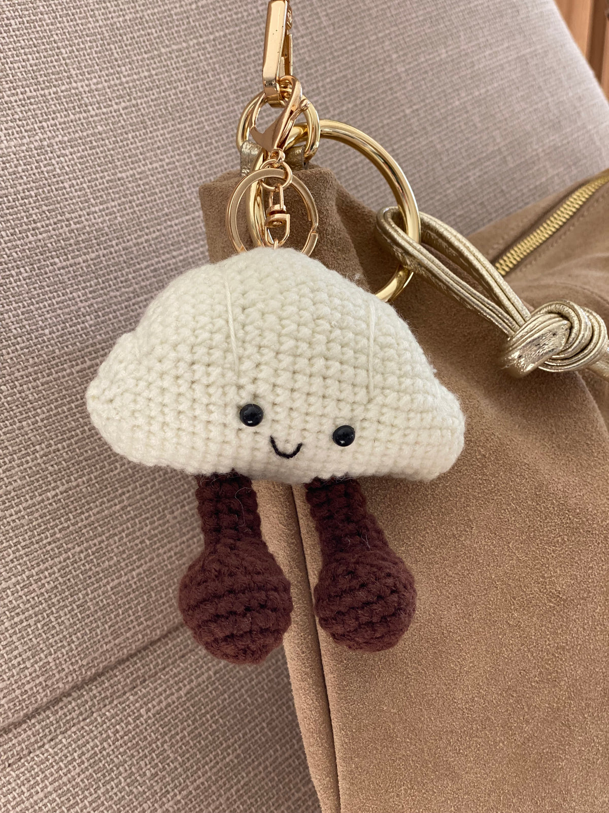 Porte-clefs Grigri en crochet ANATOLE