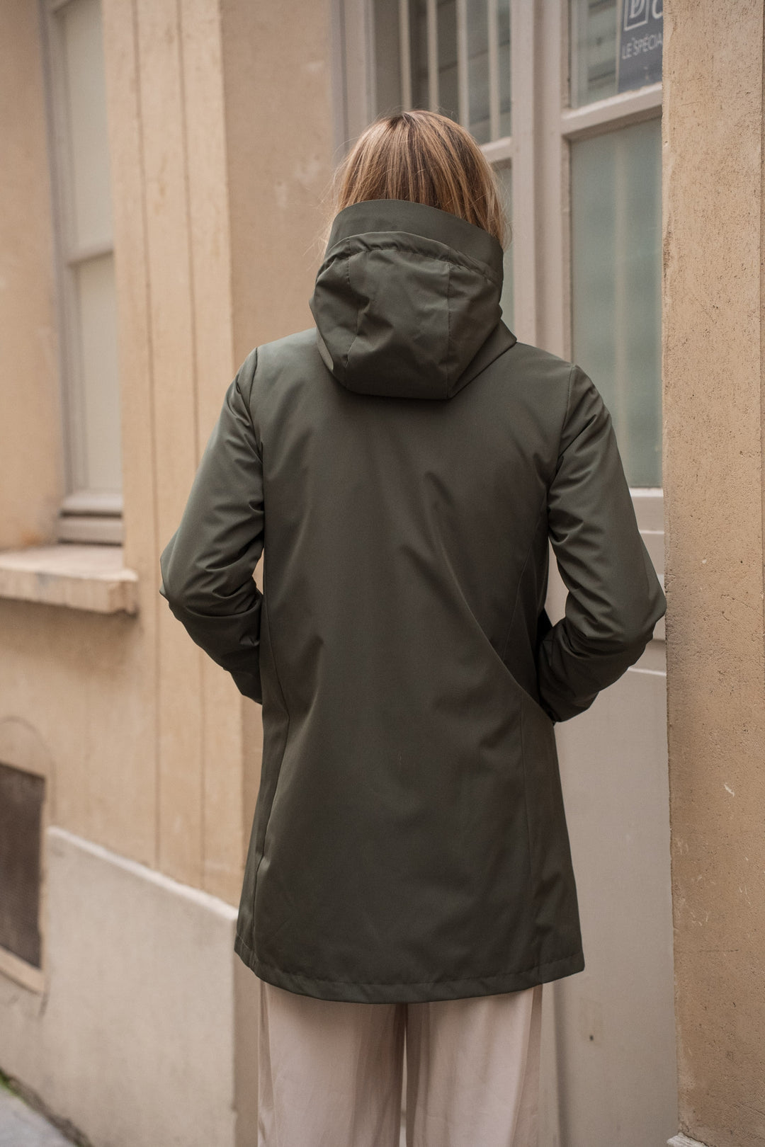 LAURA JO - Imperméable LAURENCE long - Kaki