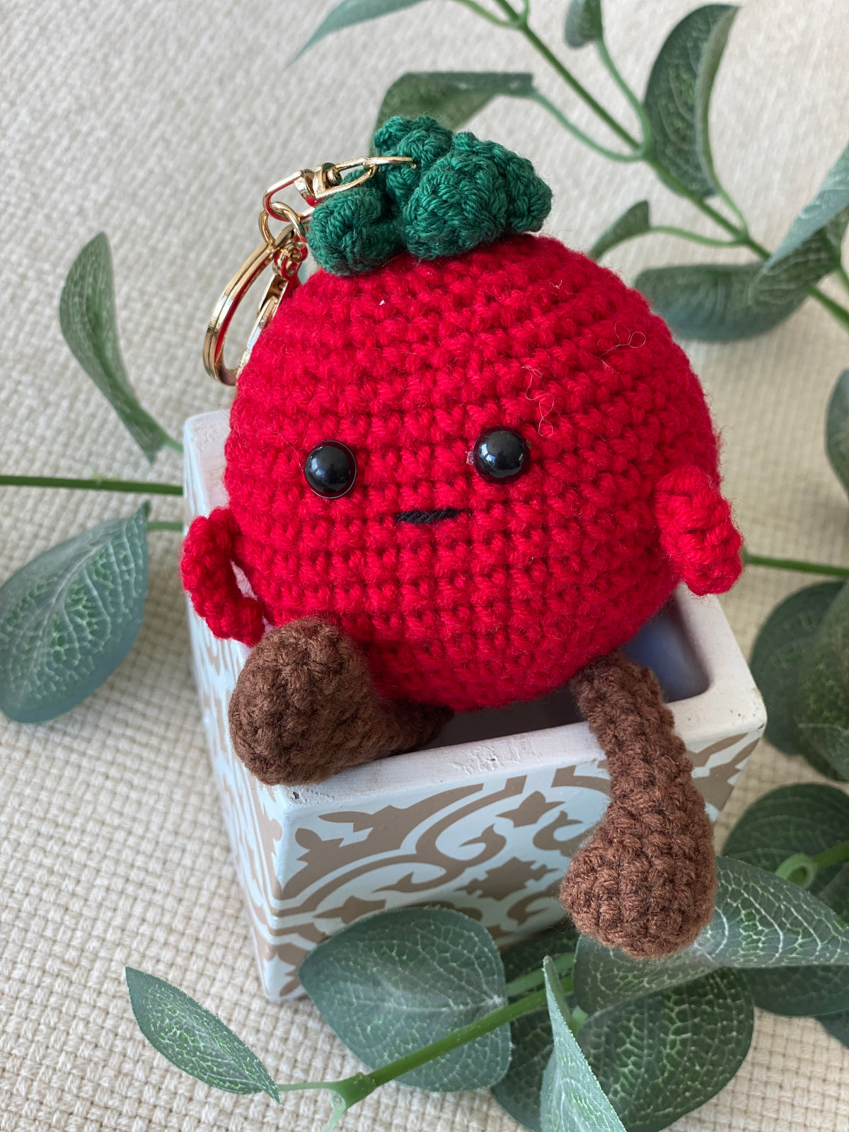 Porte-clefs Grigri en crochet ANATOLE