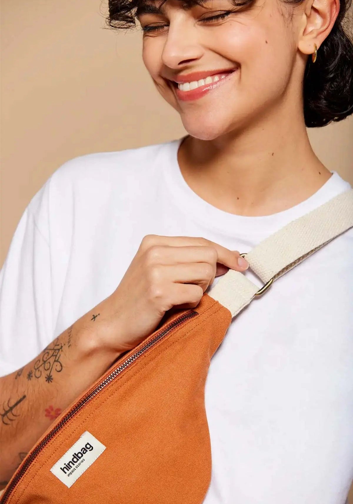 HINDBAG OLIVIA - Sac banane HINDBAG Olivia Sienne