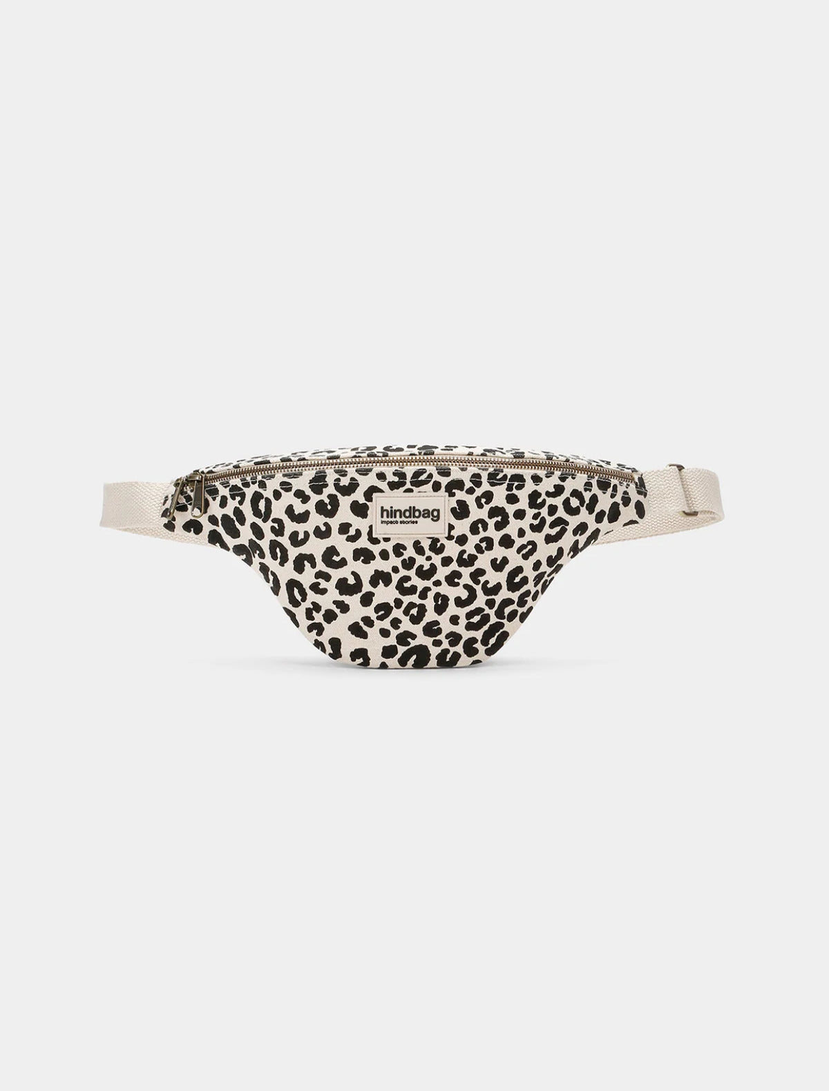 HINDBAG OLIVIA - Sac banane  Léo Écru 🐆🤍
