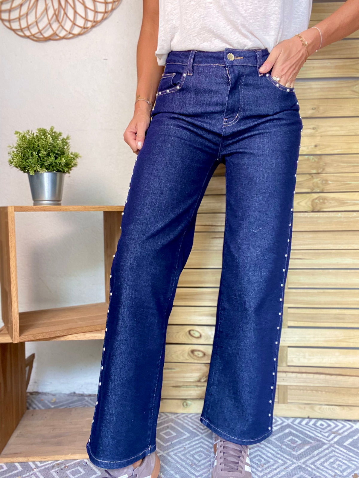 Pantalon Jean brut droit OSCAR - FIN DE SÉRIE