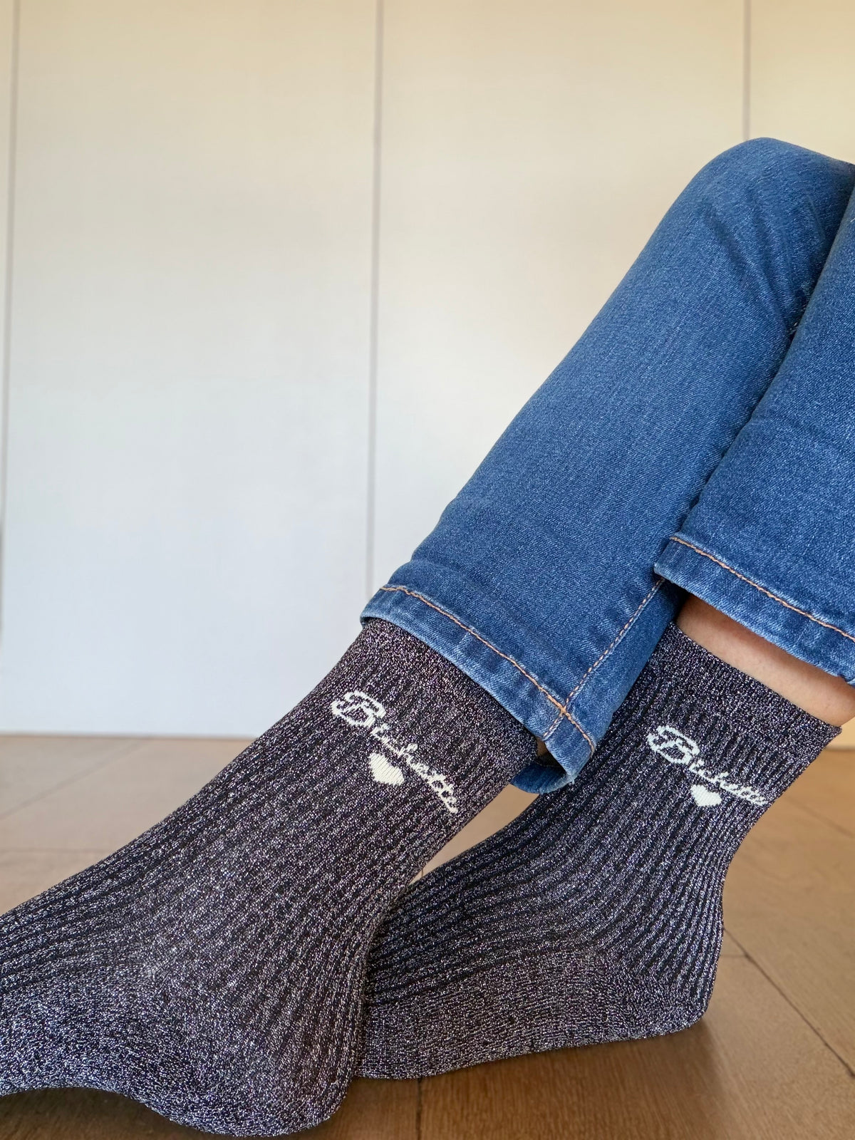 Chaussettes scintillantes glitter ZIA - Bichette • FIN DE SÉRIE