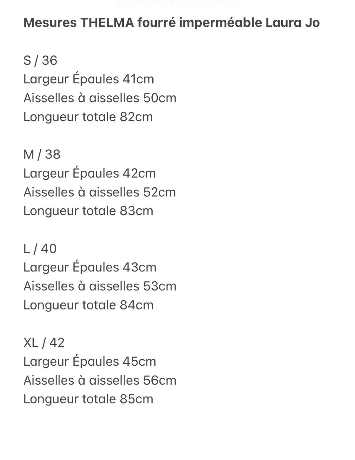 LAURA JO - Parka Imperméable THELMA LONG fourrée - Kaki • DÉSTOCKAGE sur Taille XL