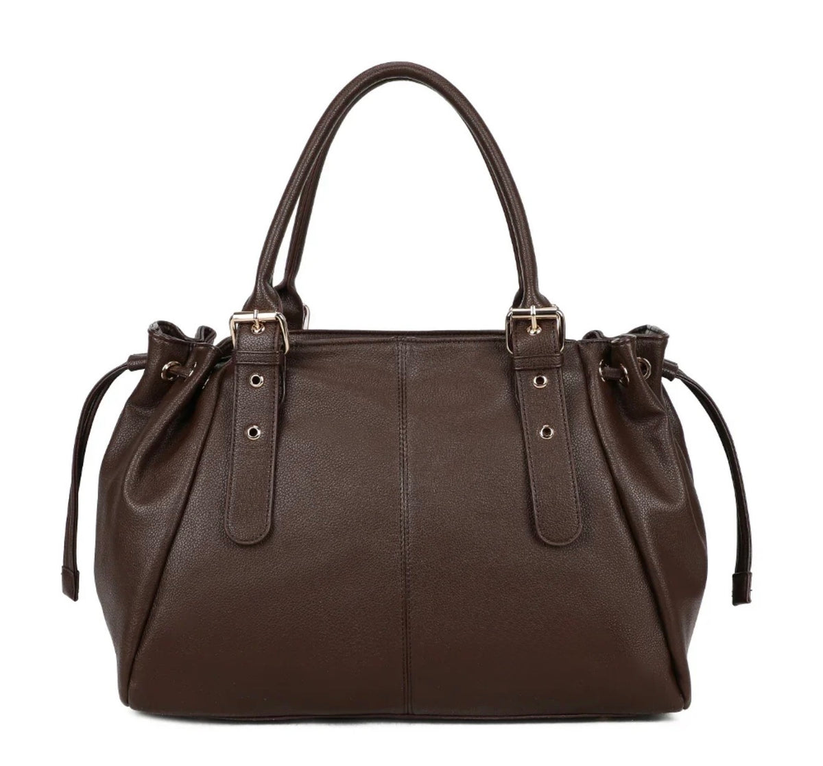 Sac cabas XL simili cuir CLÉA Chocolat