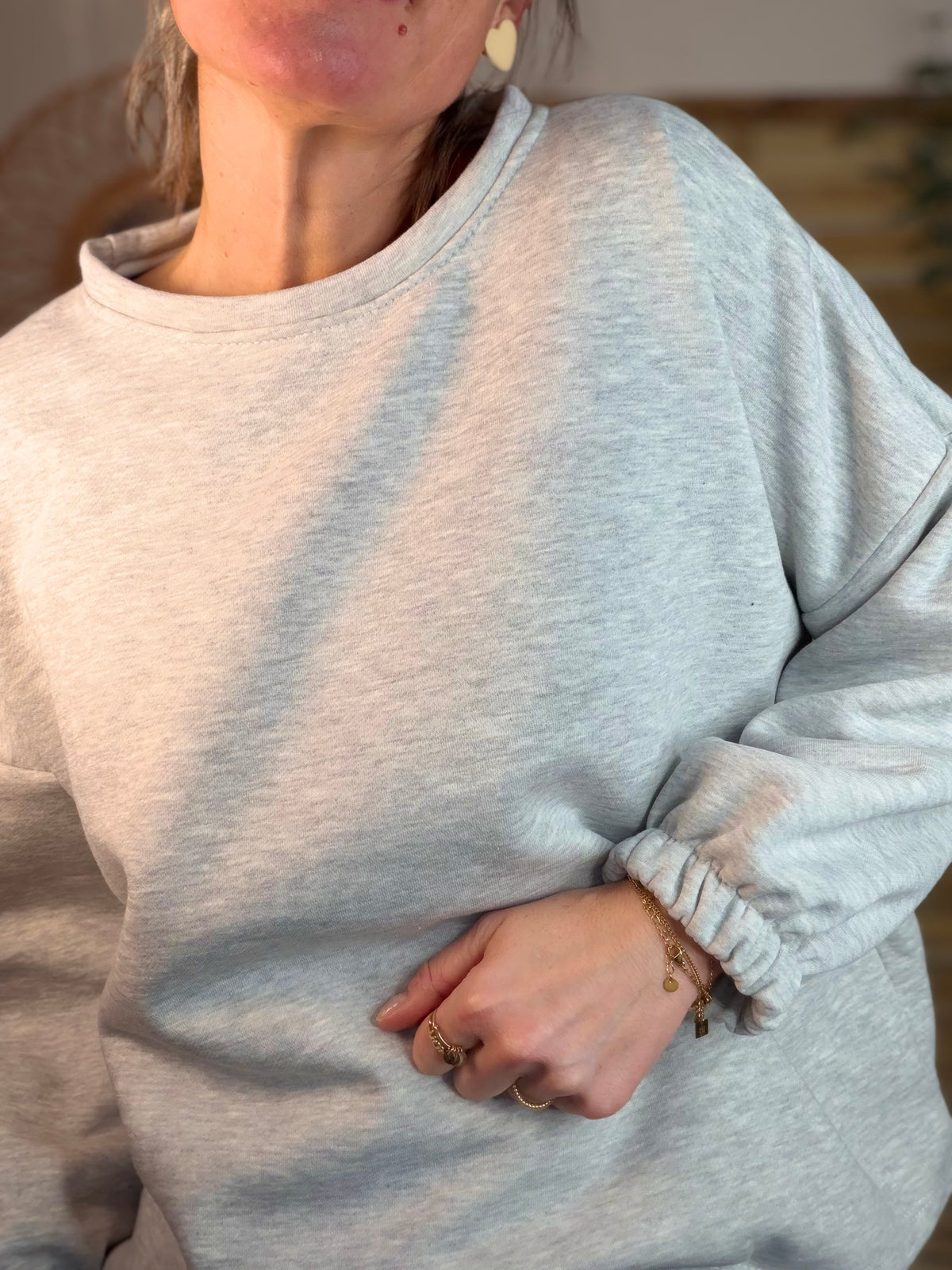 Sweat molleton oversized GOOD VIBES - MIKA