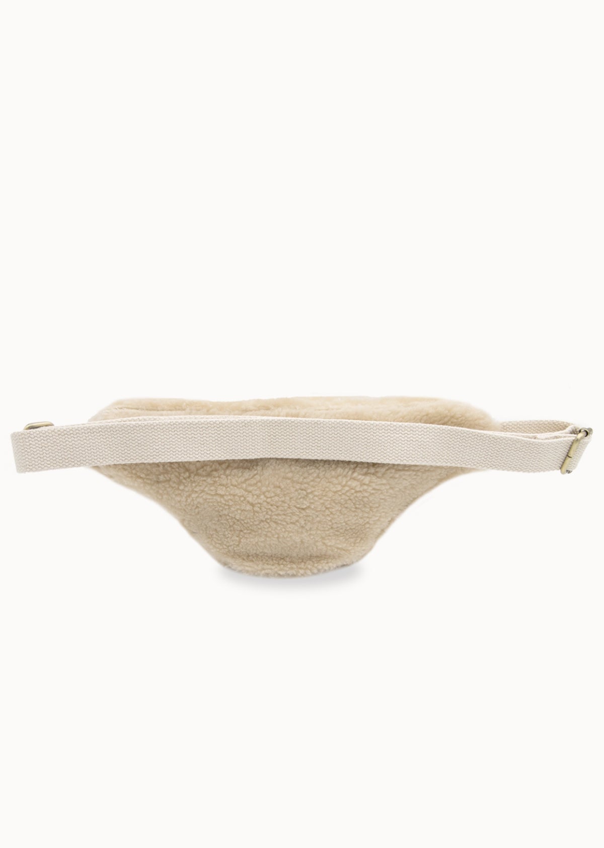 HINDBAG OLIVIA - Sac banane Olivia Teddy beige (moumoute)