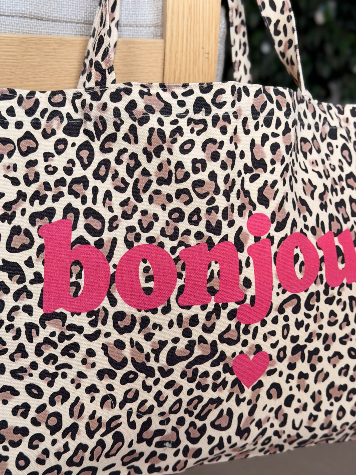 Grand cabas Tote bag Léo Bonjour BELLY