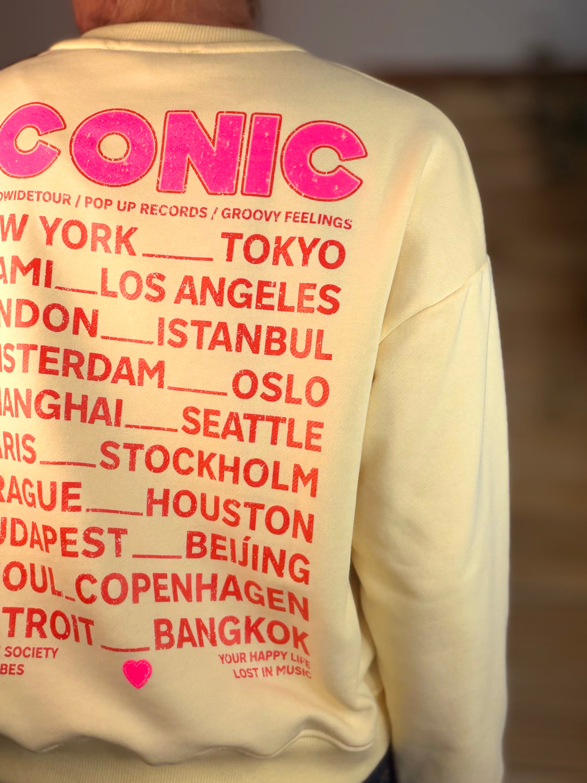Sweat ICONIC COLINE - Jaune
