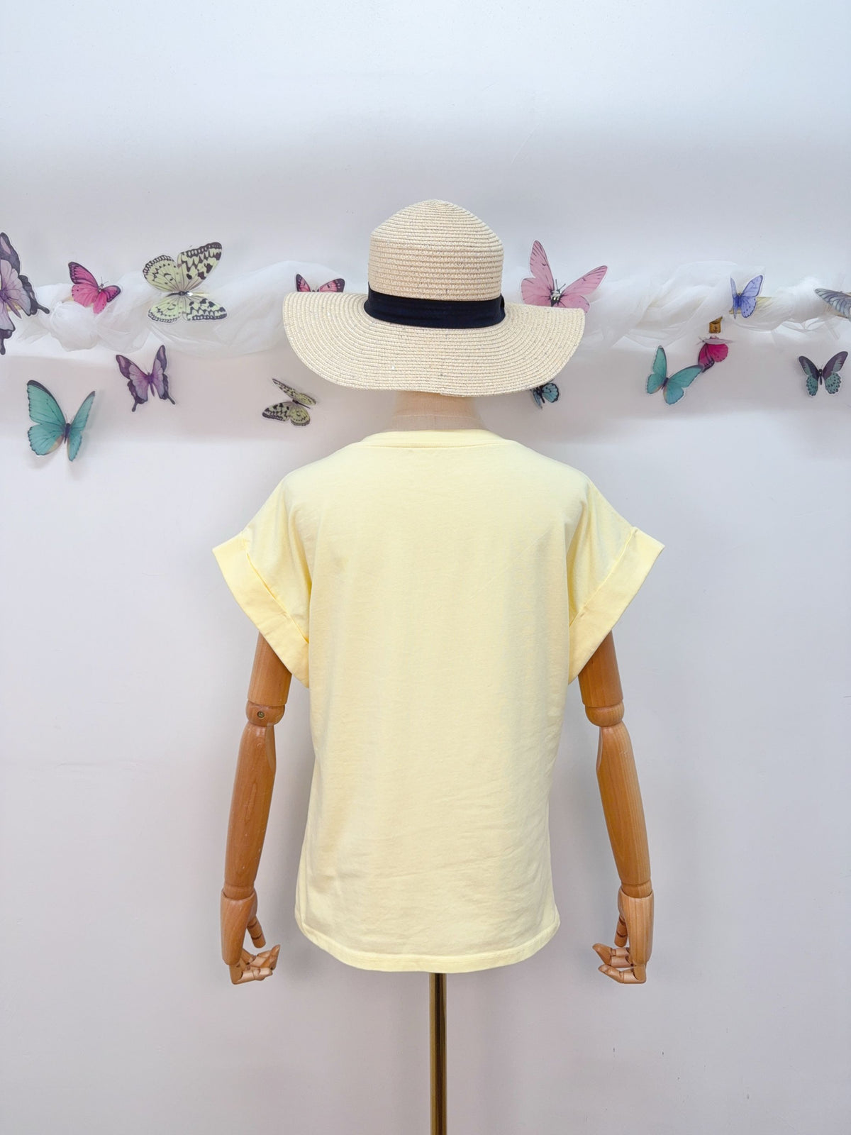 Tee shirt AMORE Léo URSULA Jaune - FIN DE SÉRIE