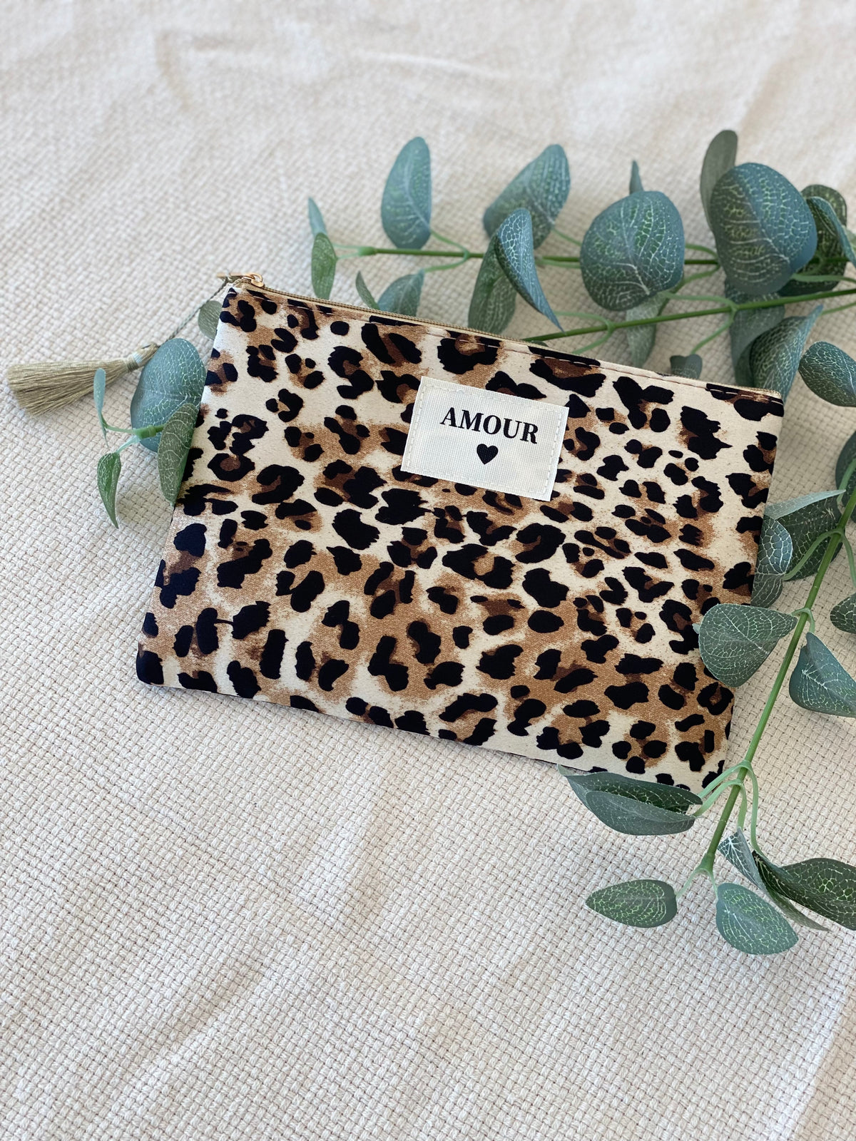 Pochette XL Léo 🐆 AMOUR - SARAH