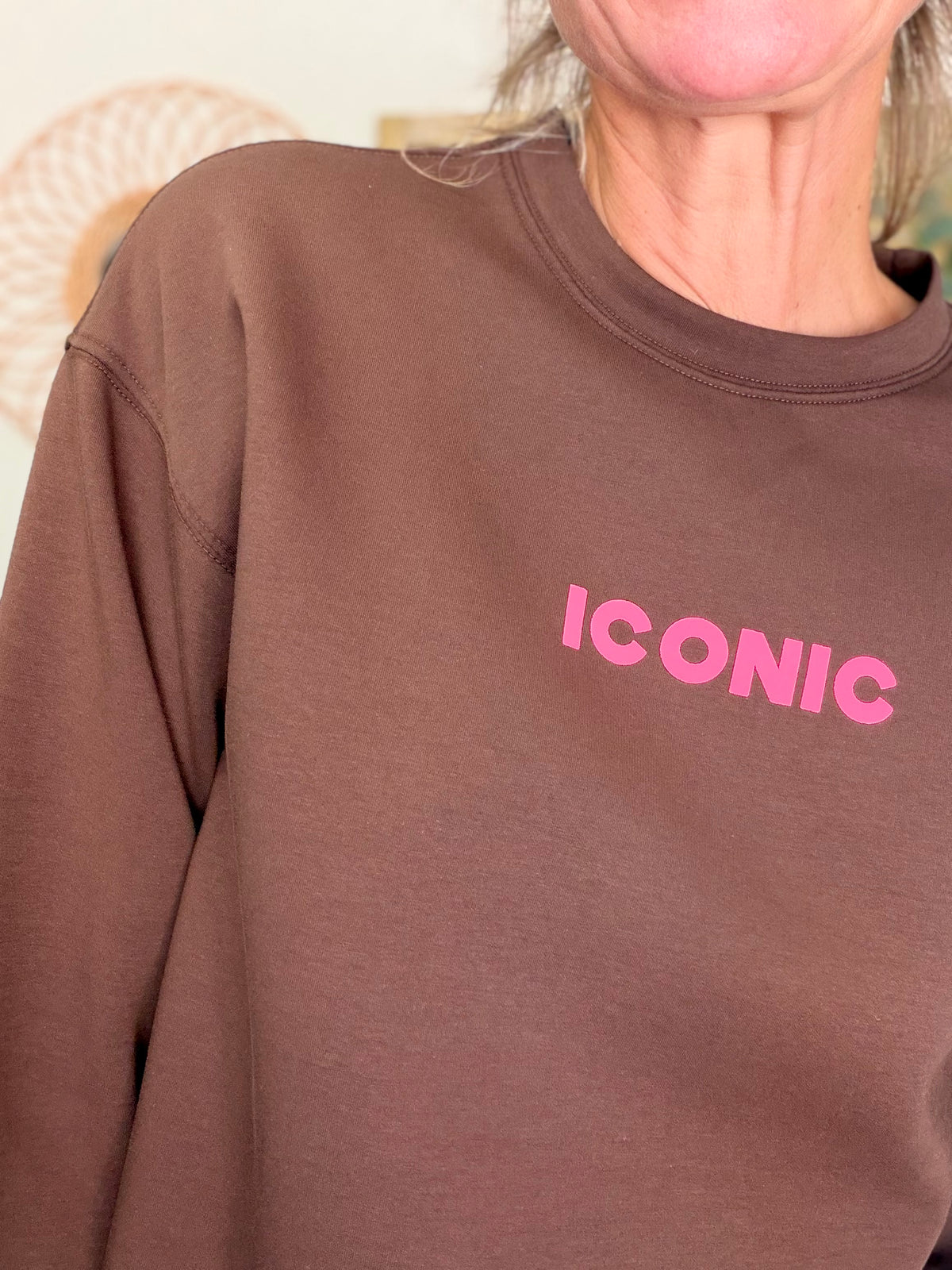 Sweat ICONIC ultra doux OMBLINE - Chocolat
