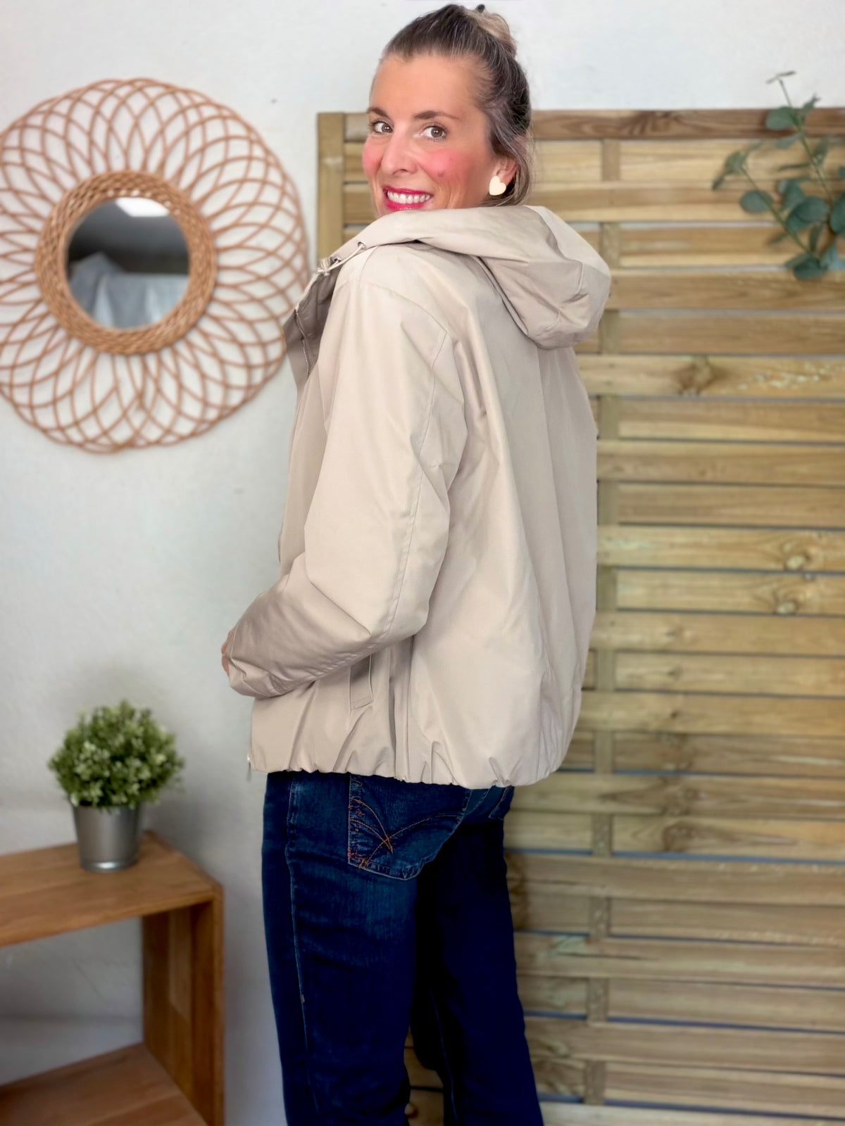 LAURA JO - Imperméable ÉLÉA court - Beige