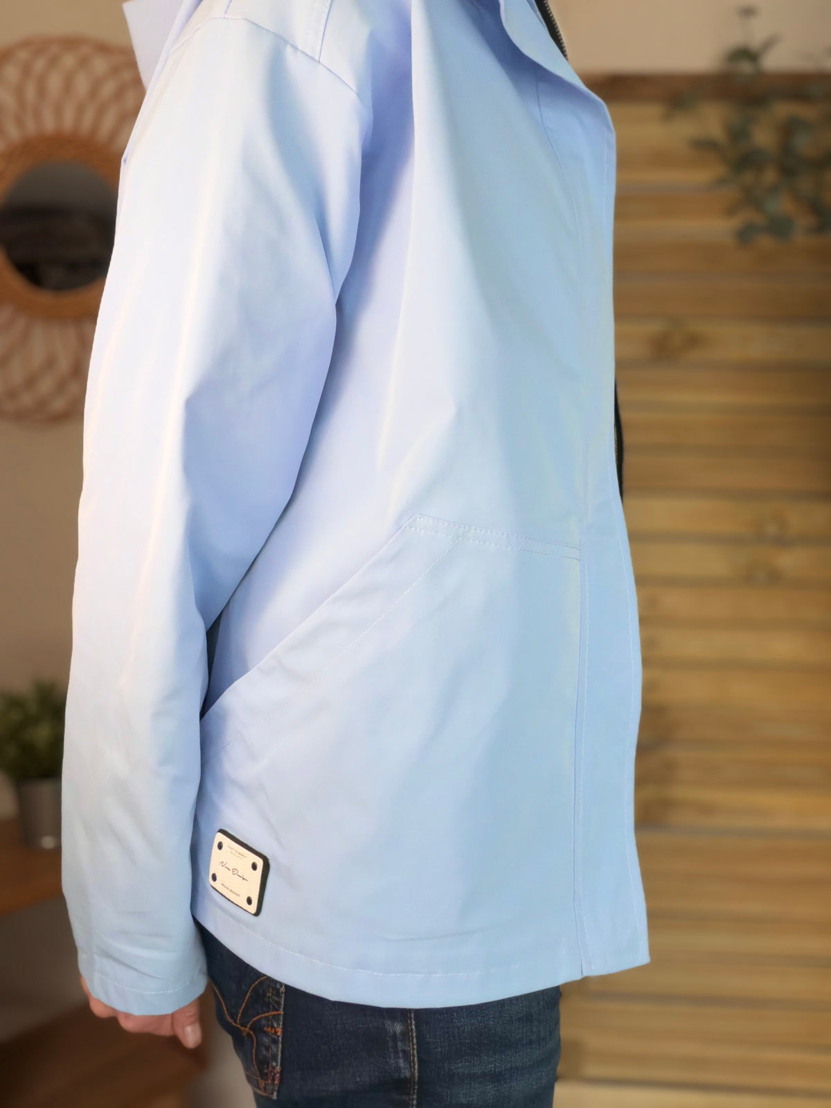 Veste Coupe vent court LIZZIE - Bleu ciel - FIN DE SÉRIE