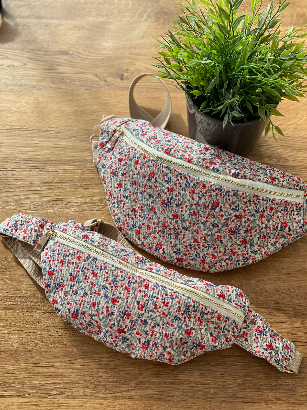 Sac banane XL velours Ciao Boum - IVY - Liberty