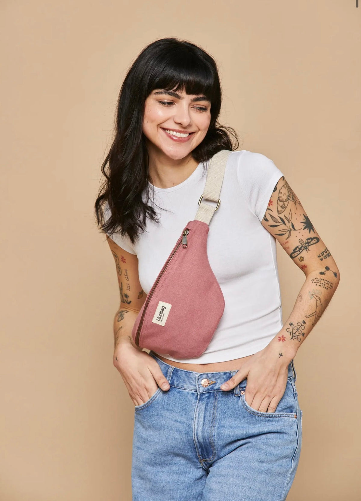 HINDBAG SASHA - Sac banane Rose blush