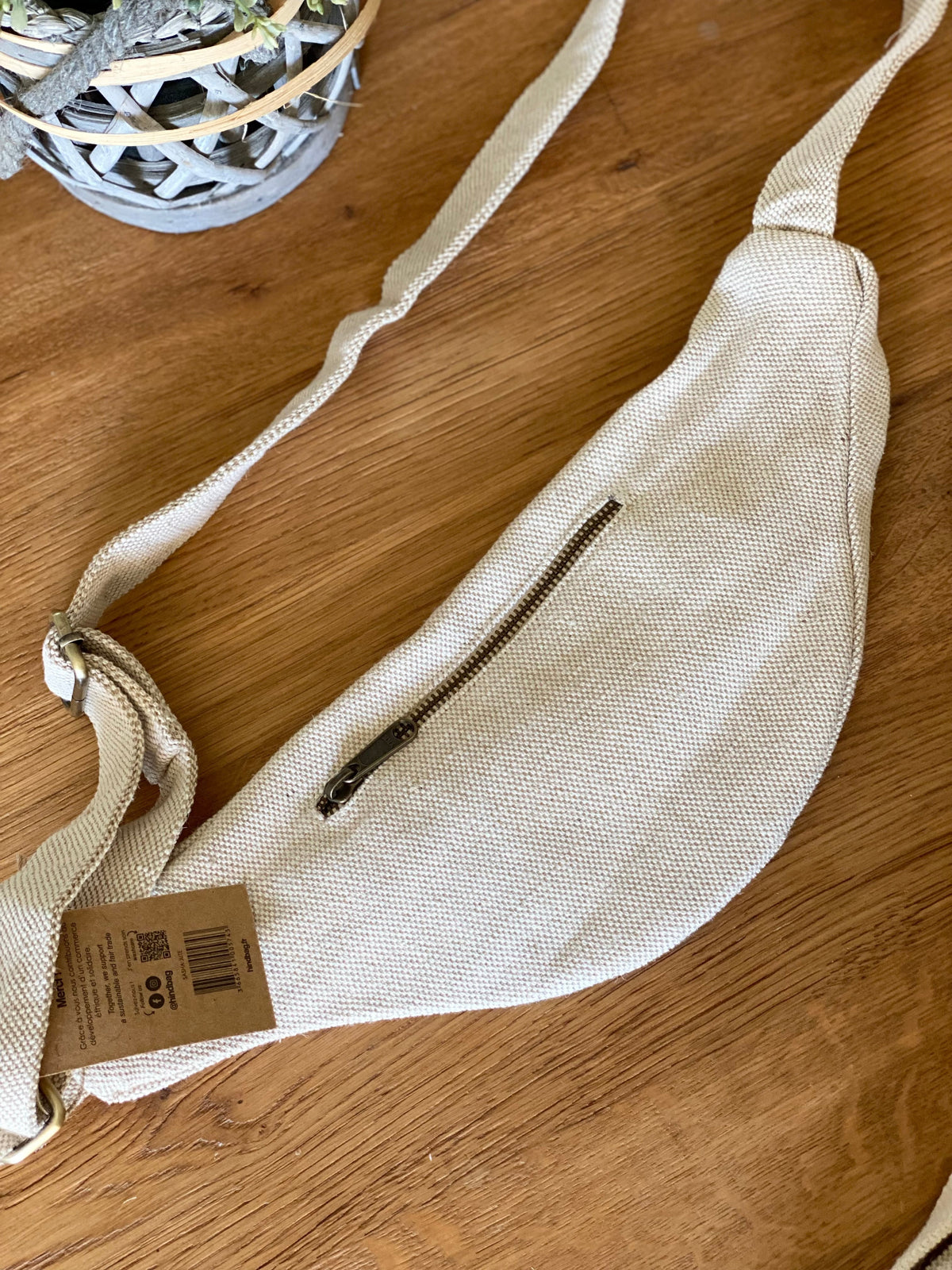 HINDBAG SASHA - Sac banane Jute