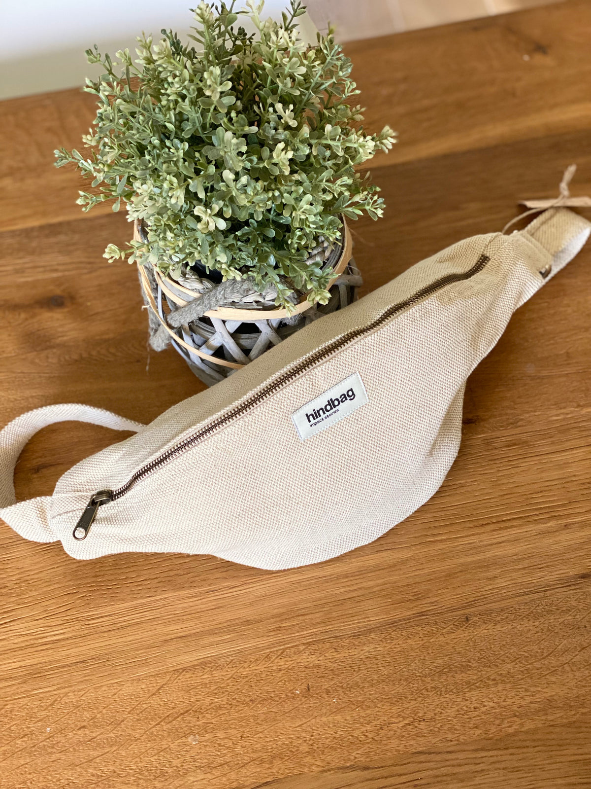HINDBAG SASHA - Sac banane Jute