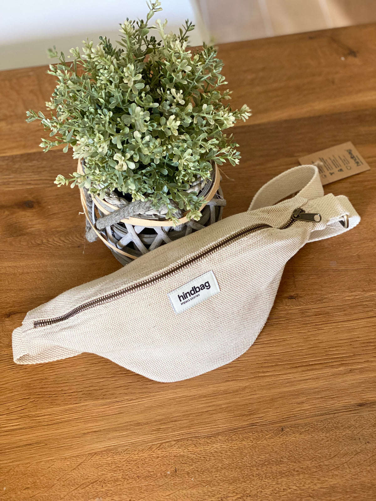 HINDBAG OLIVIA - Sac banane Jute