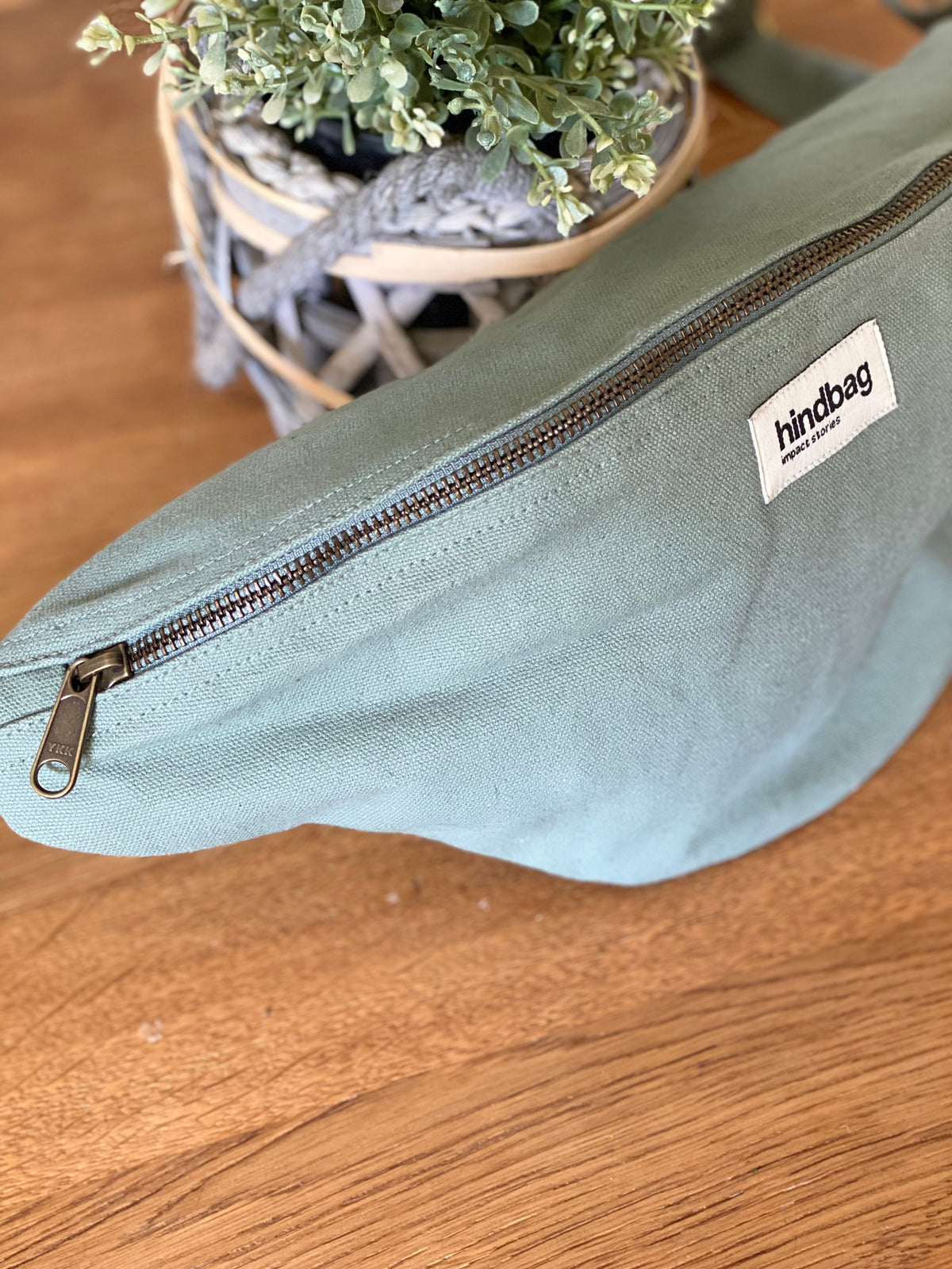 HINDBAG SASHA - Sac banane Vert sauge
