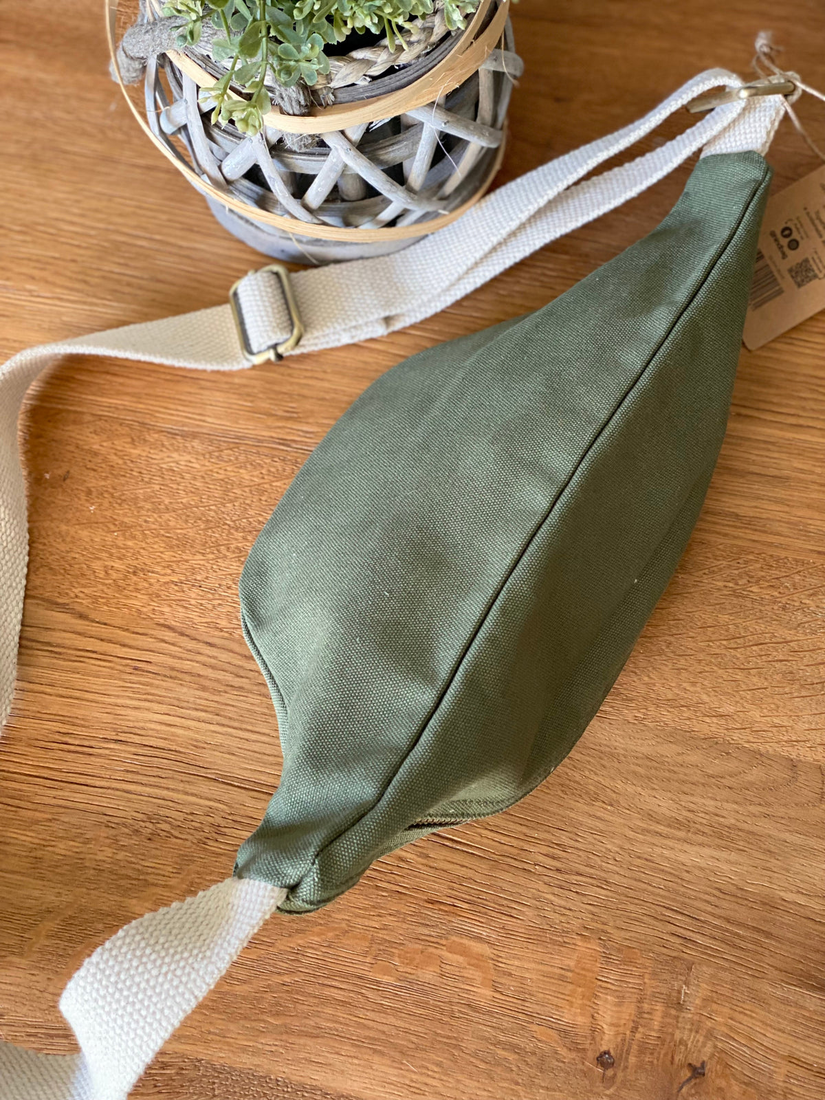 HINDBAG OLIVIA - Sac banane Vert Olive