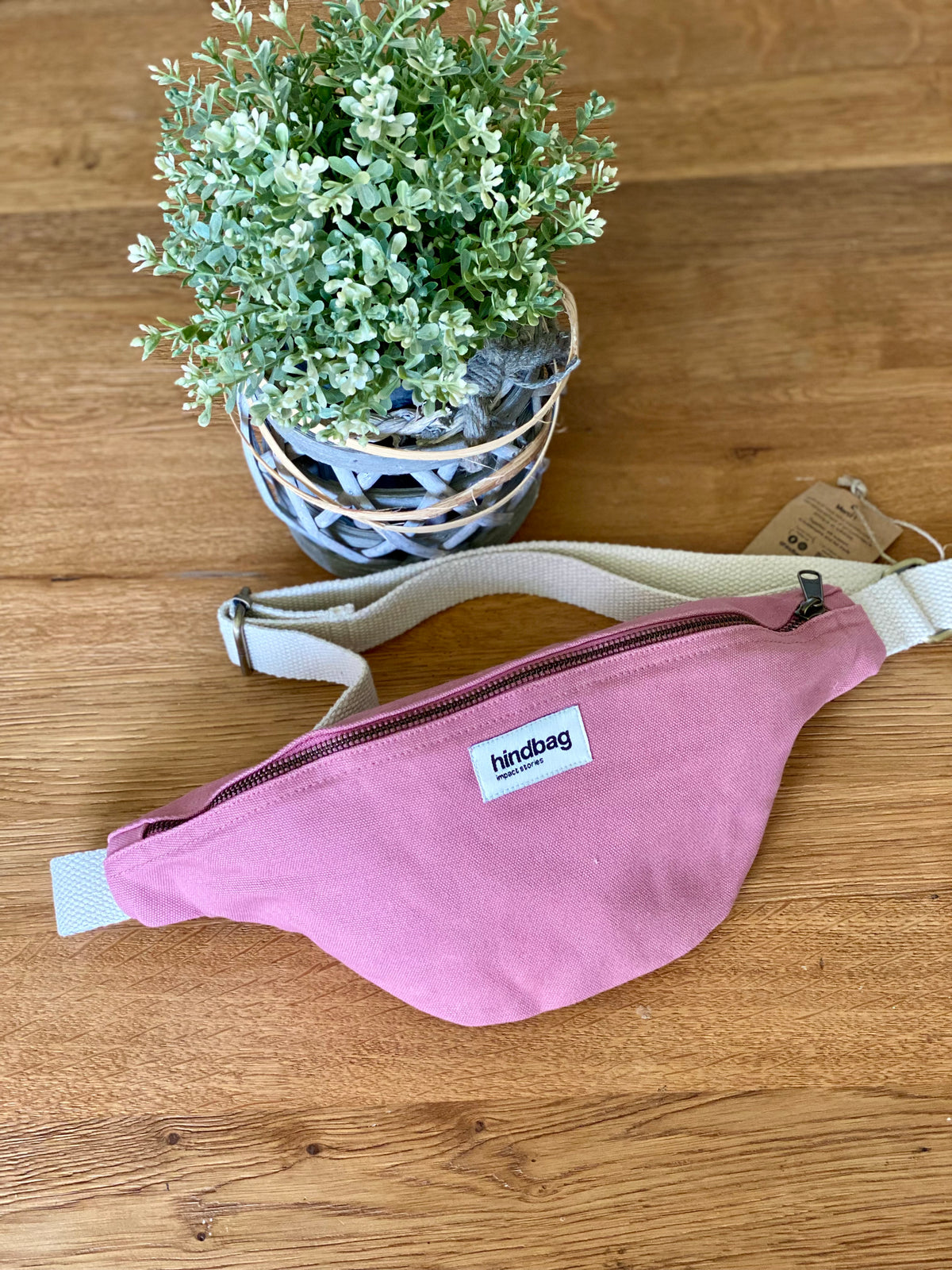 HINDBAG OLIVIA - Sac banane Rose blush