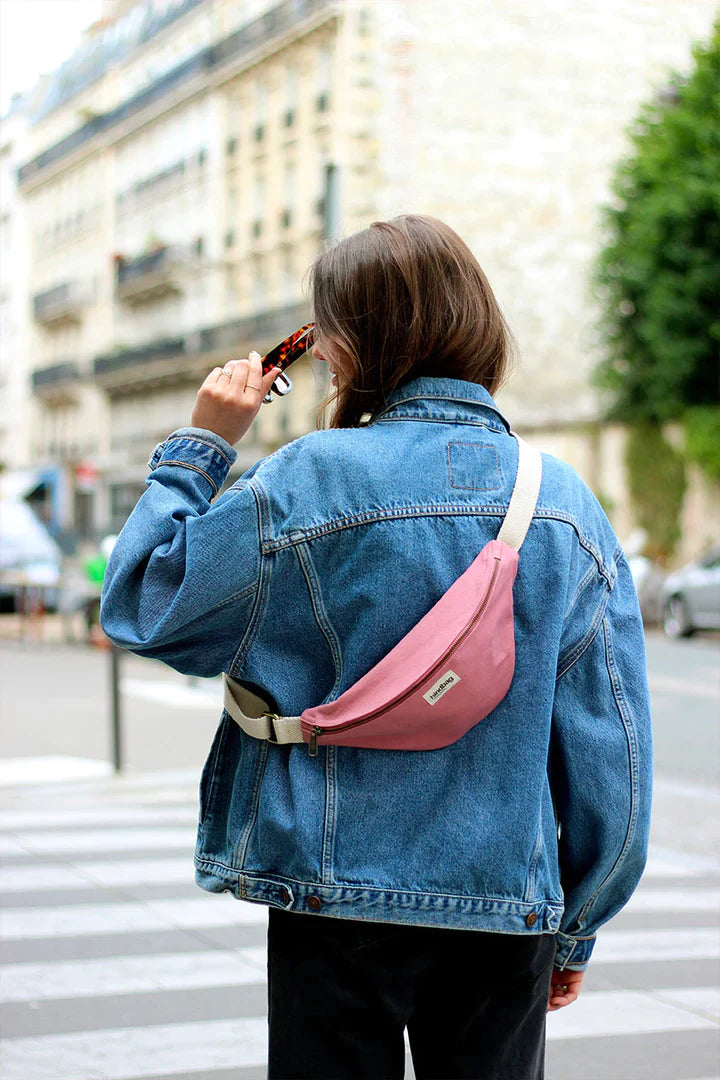 HINDBAG OLIVIA - Sac banane Rose blush