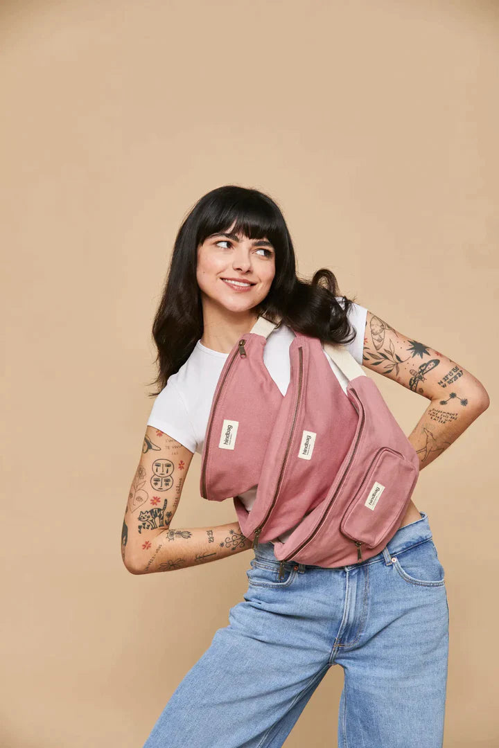 HINDBAG OLIVIA - Sac banane Rose blush