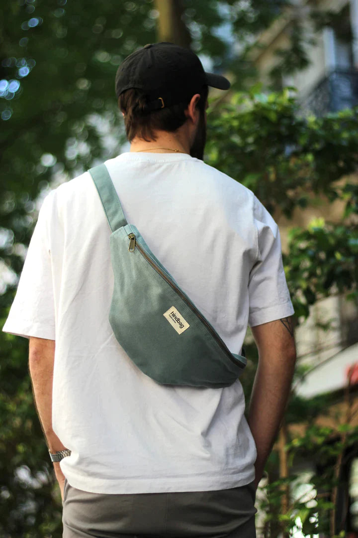 HINDBAG SASHA - Sac banane Vert sauge