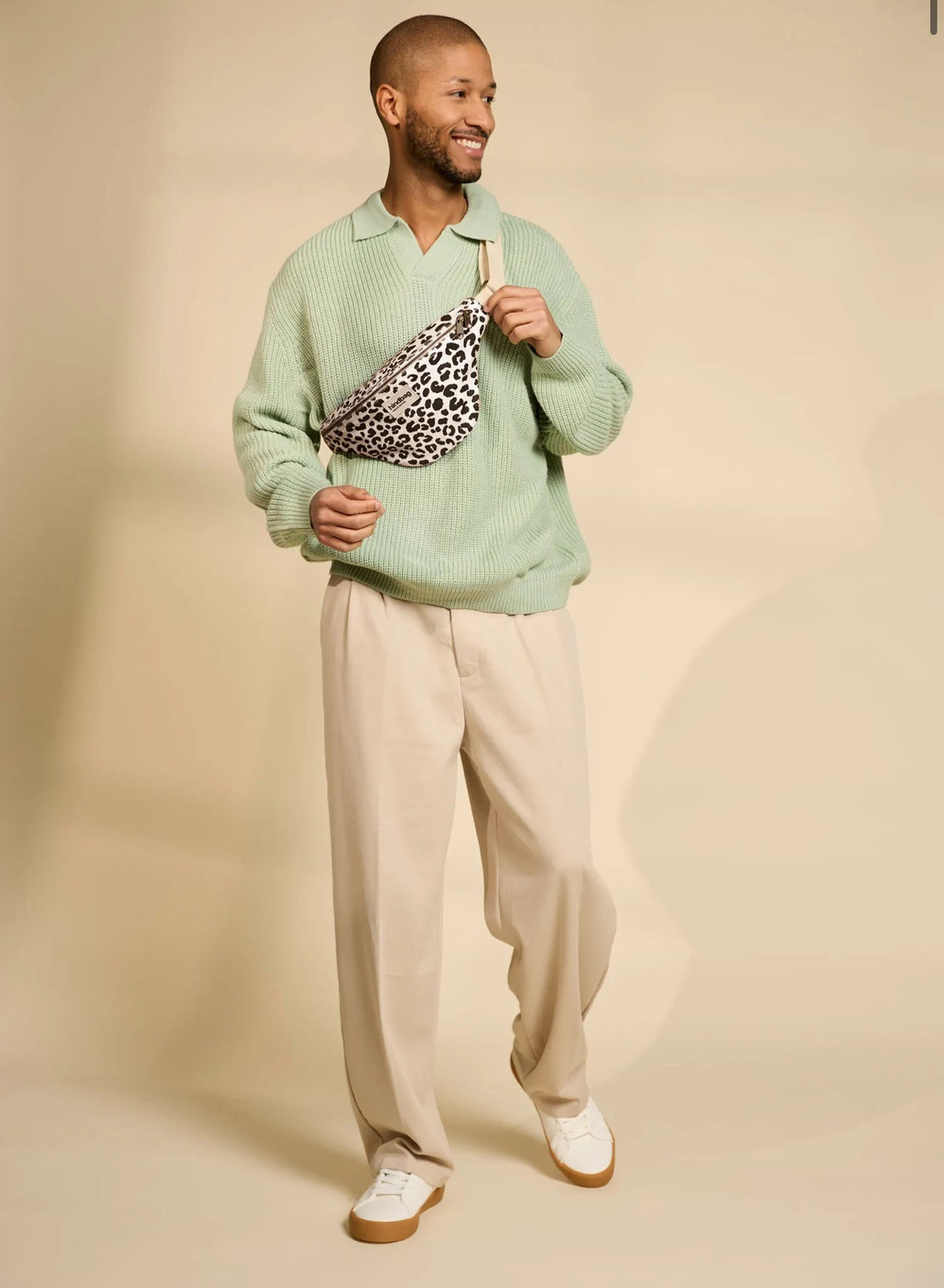 Sac banane HINDBAG Olivia Léo Écru