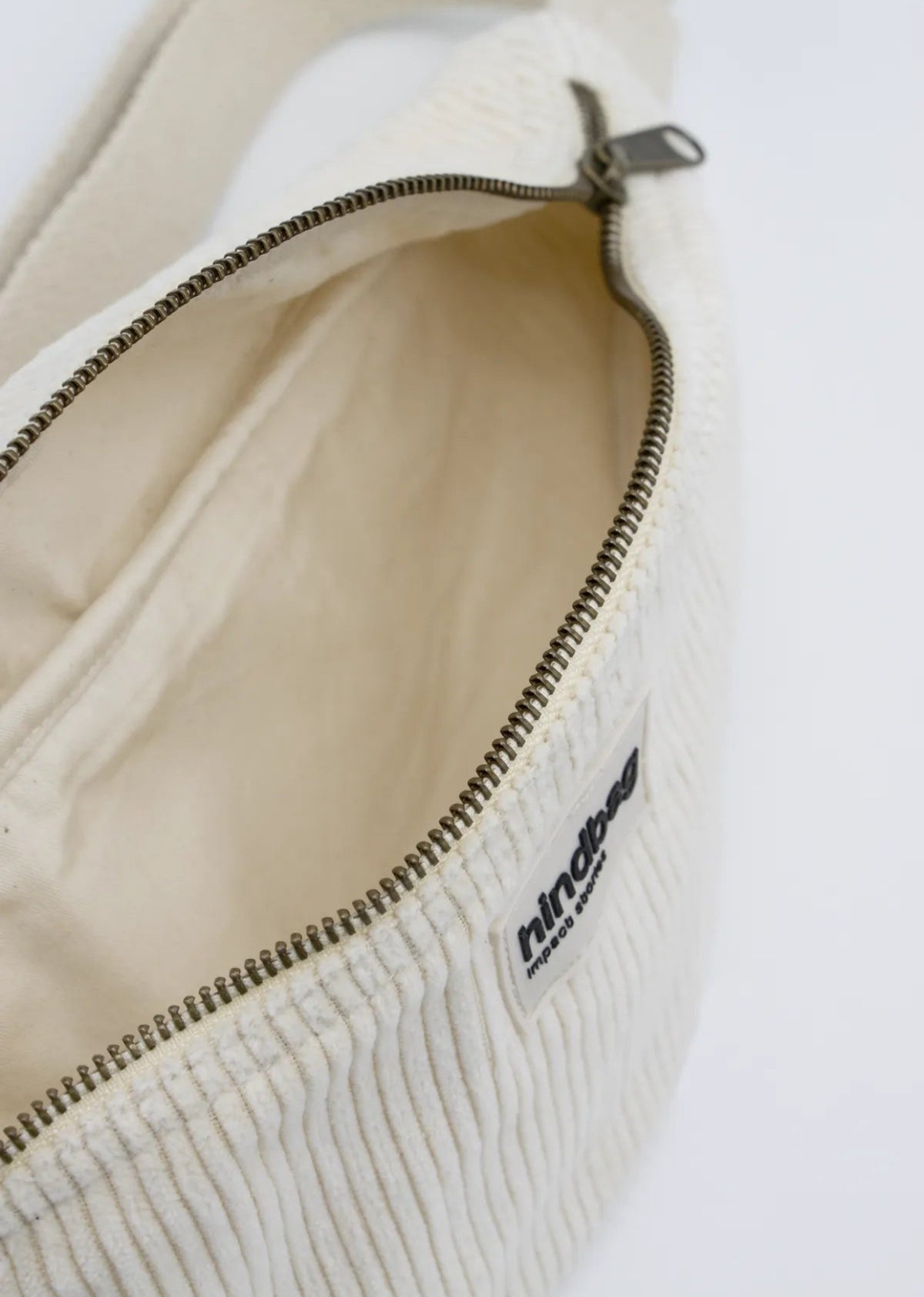 Sac banane HINDBAG Olivia Velours beige