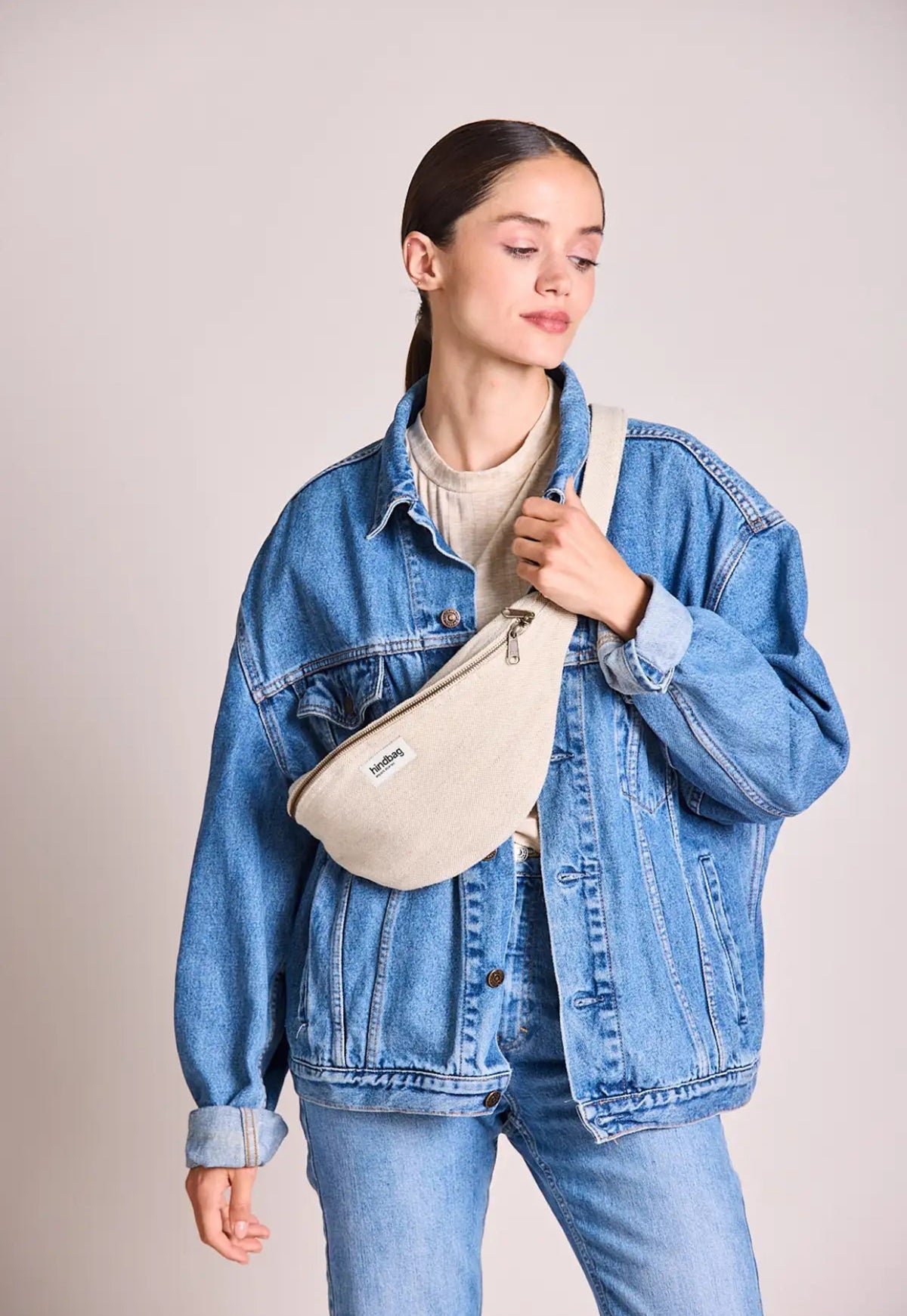 Sac banane XL HINDBAG Sasha Jute
