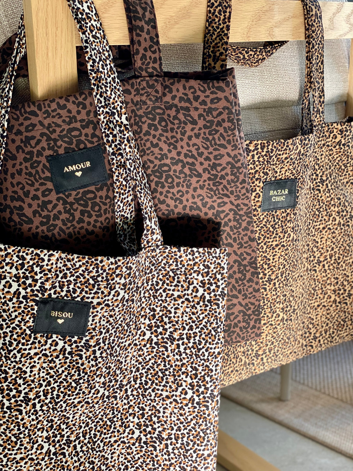 Tote bag LOLA - Motif Léopard