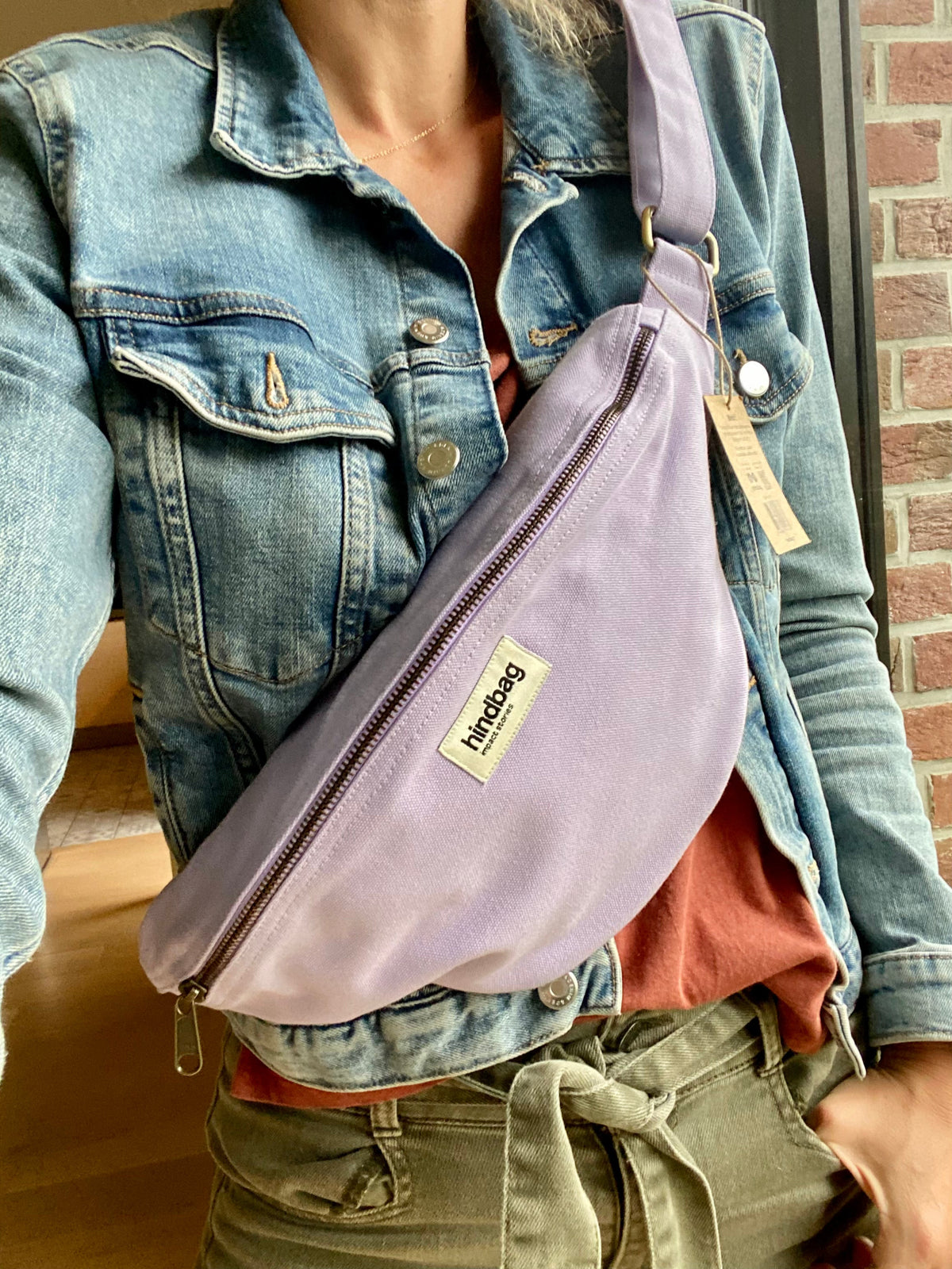 HINDBAG SASHA - Sac banane Lilas