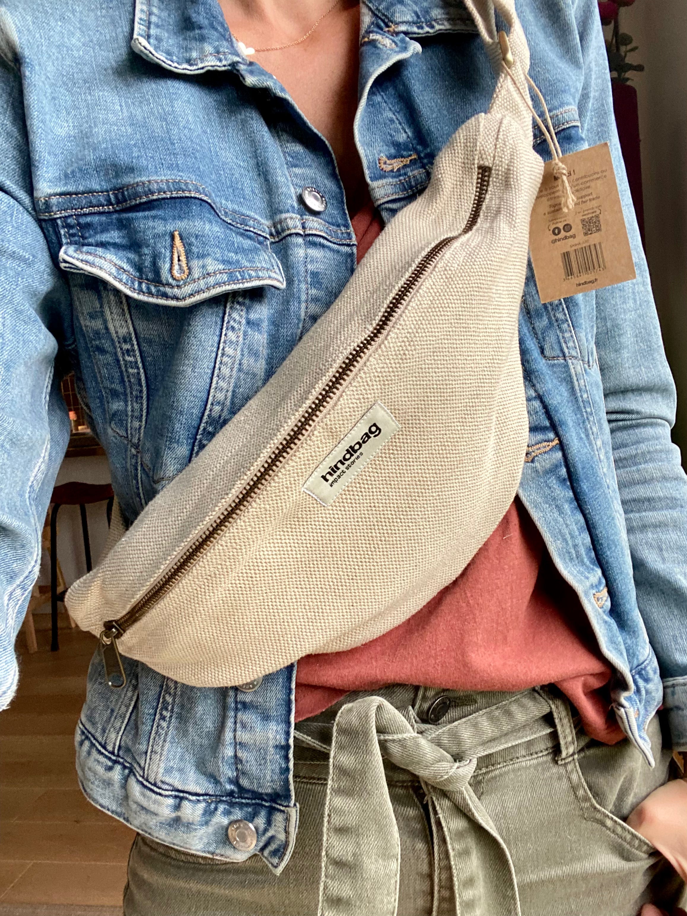 HINDBAG SASHA - Sac banane Jute