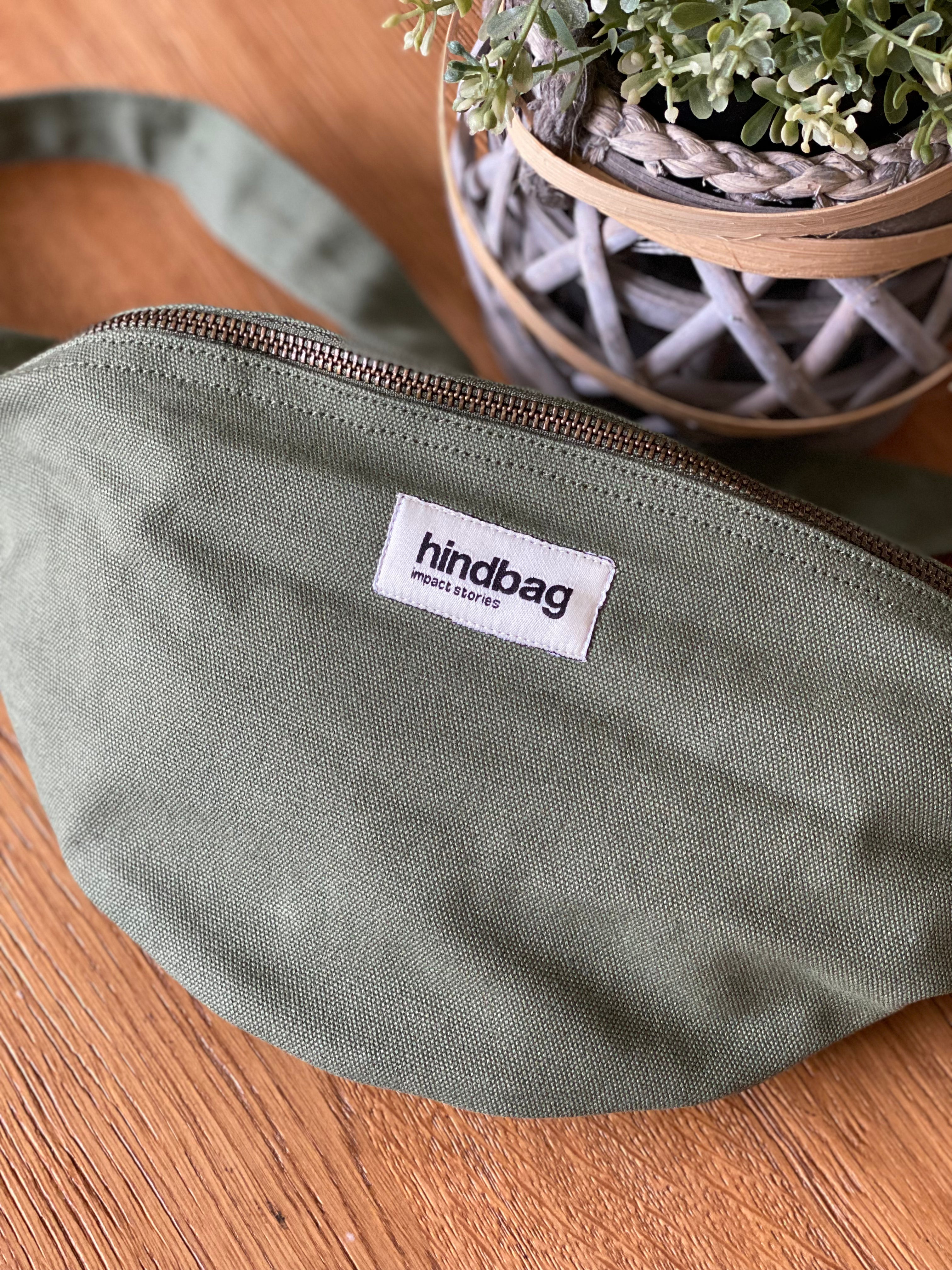 HINDBAG SASHA - Sac banane Vert Olive / Kaki