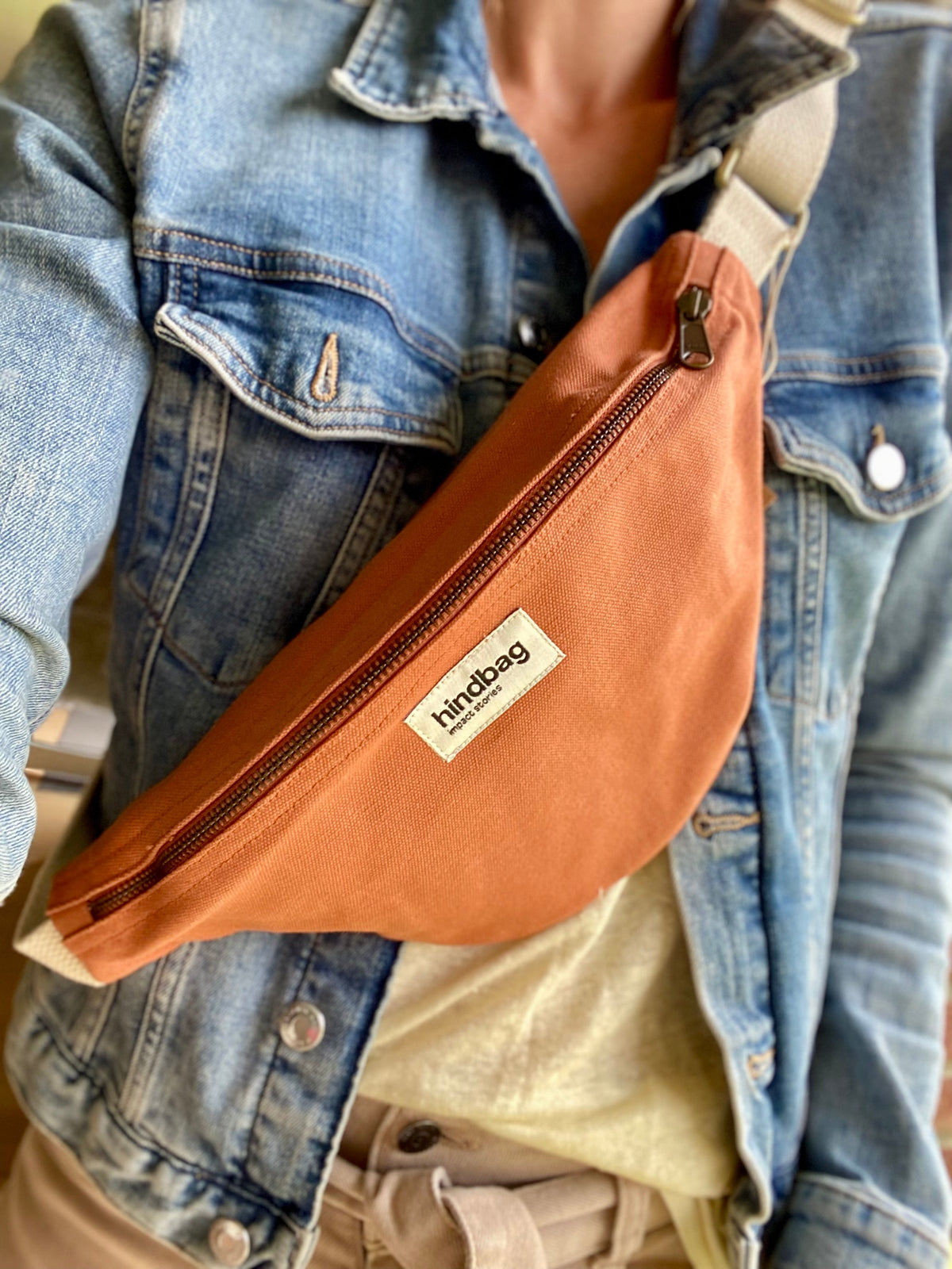 HINDBAG OLIVIA - Sac banane HINDBAG Olivia Sienne