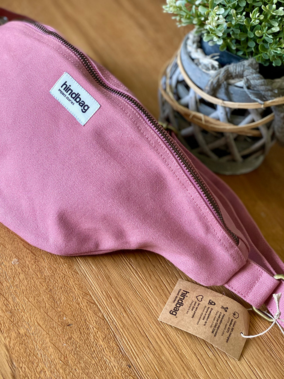 HINDBAG SASHA - Sac banane Rose blush