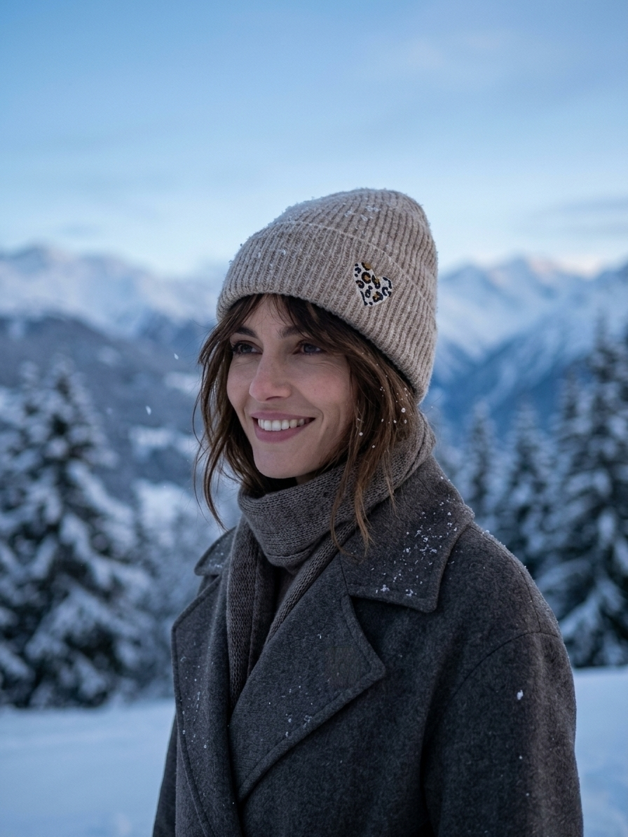Bonnet avec cœur Léo ZADIG 🤎