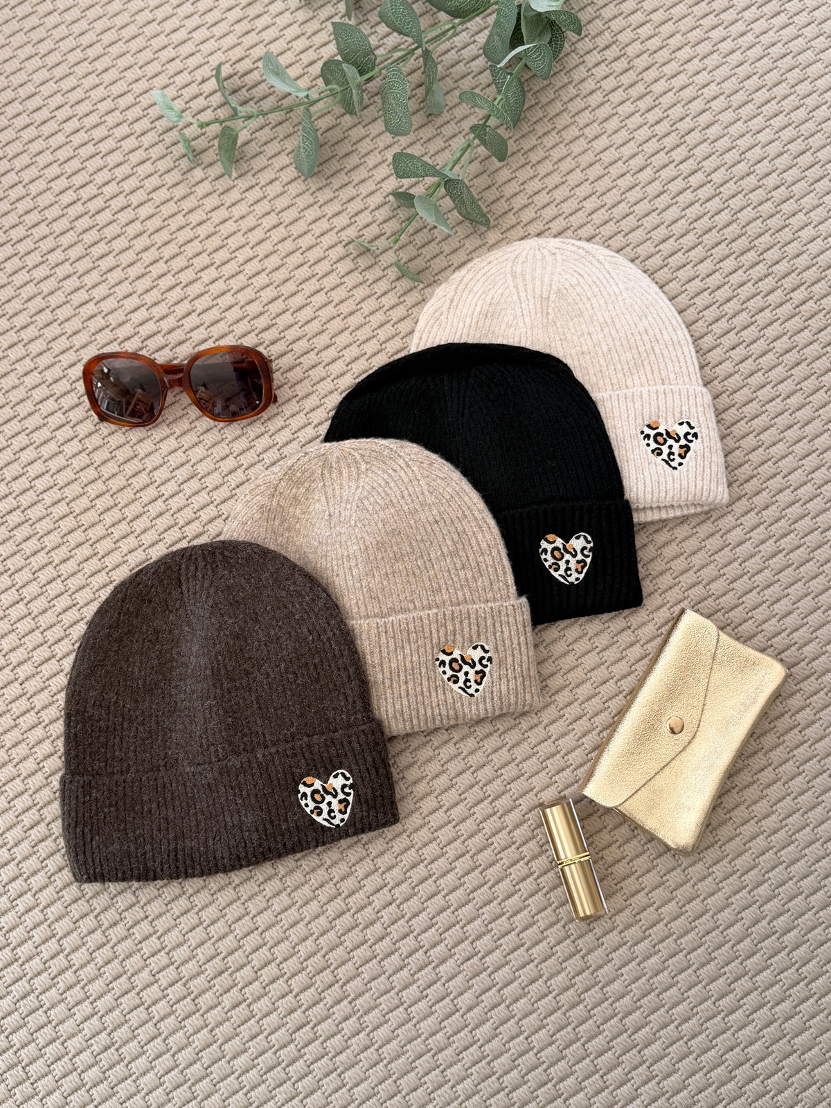 Bonnet avec cœur Léo ZADIG 🤎
