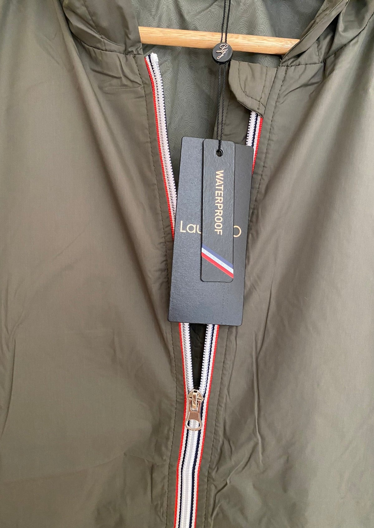 LAURA JO - Coupe vent imperméable ANNA LONG léger - Kaki