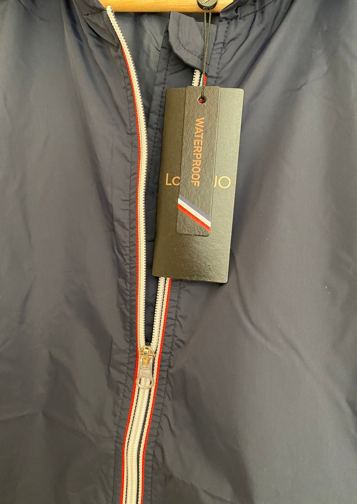 LAURA JO - Coupe vent imperméable ANNA LONG léger - Bleu marine