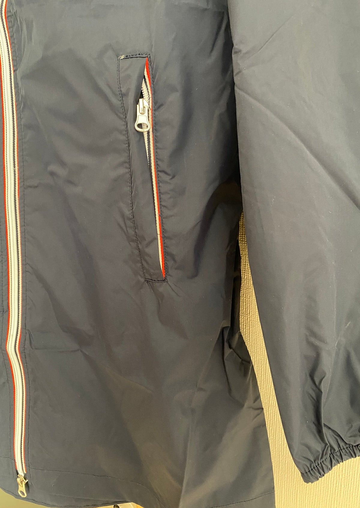 LAURA JO - Coupe vent imperméable ANNA LONG léger - Bleu marine